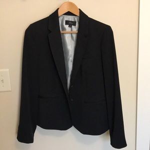 Women’s J Crew blazer in black.